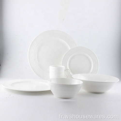 16pcs en gros en porcelaine en porcelaine